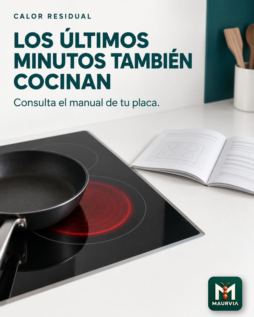 Aprovecha el calor residual según el manual