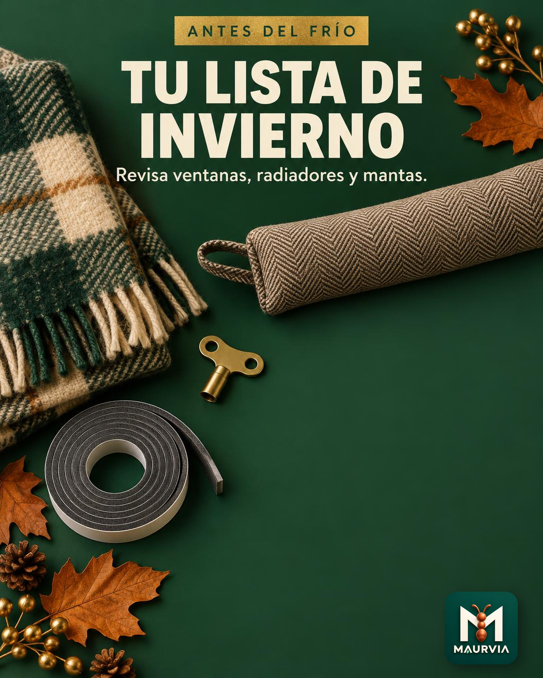 Prepara la casa antes del frío