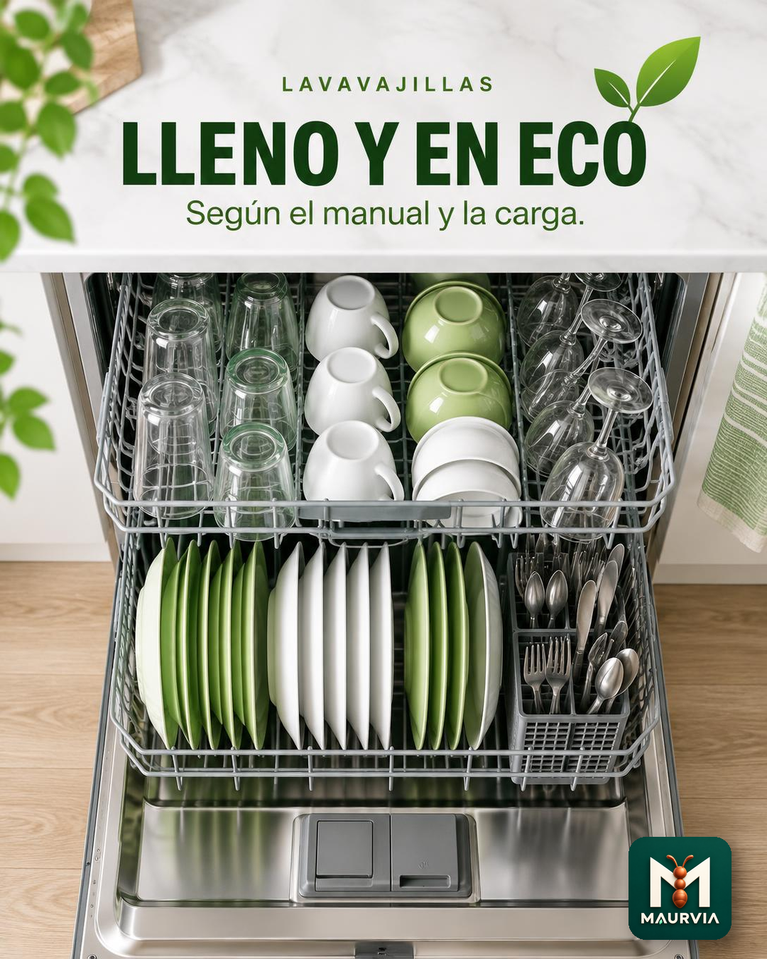 Usa el programa eco según manual y carga