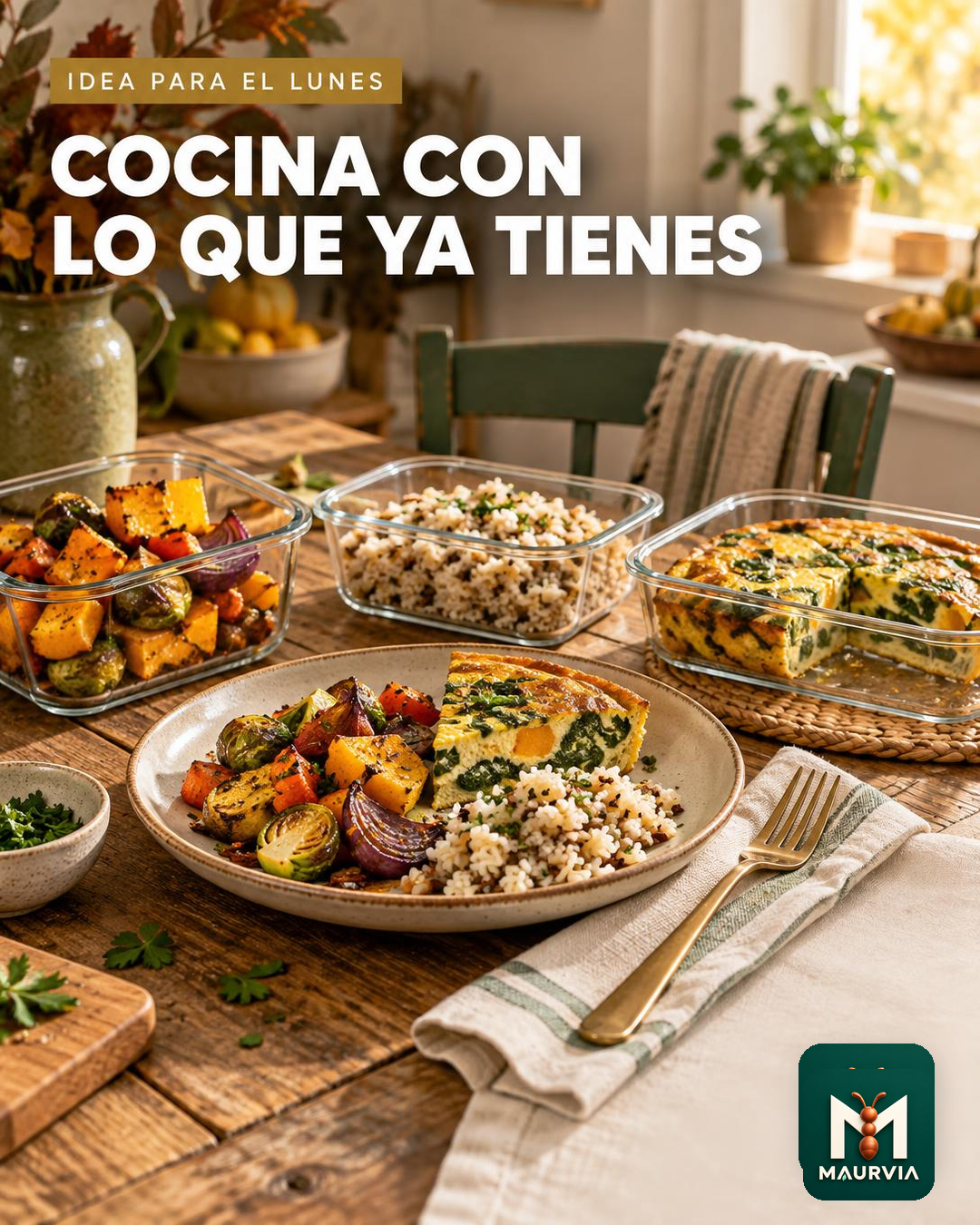 Cocina primero con lo que ya tienes